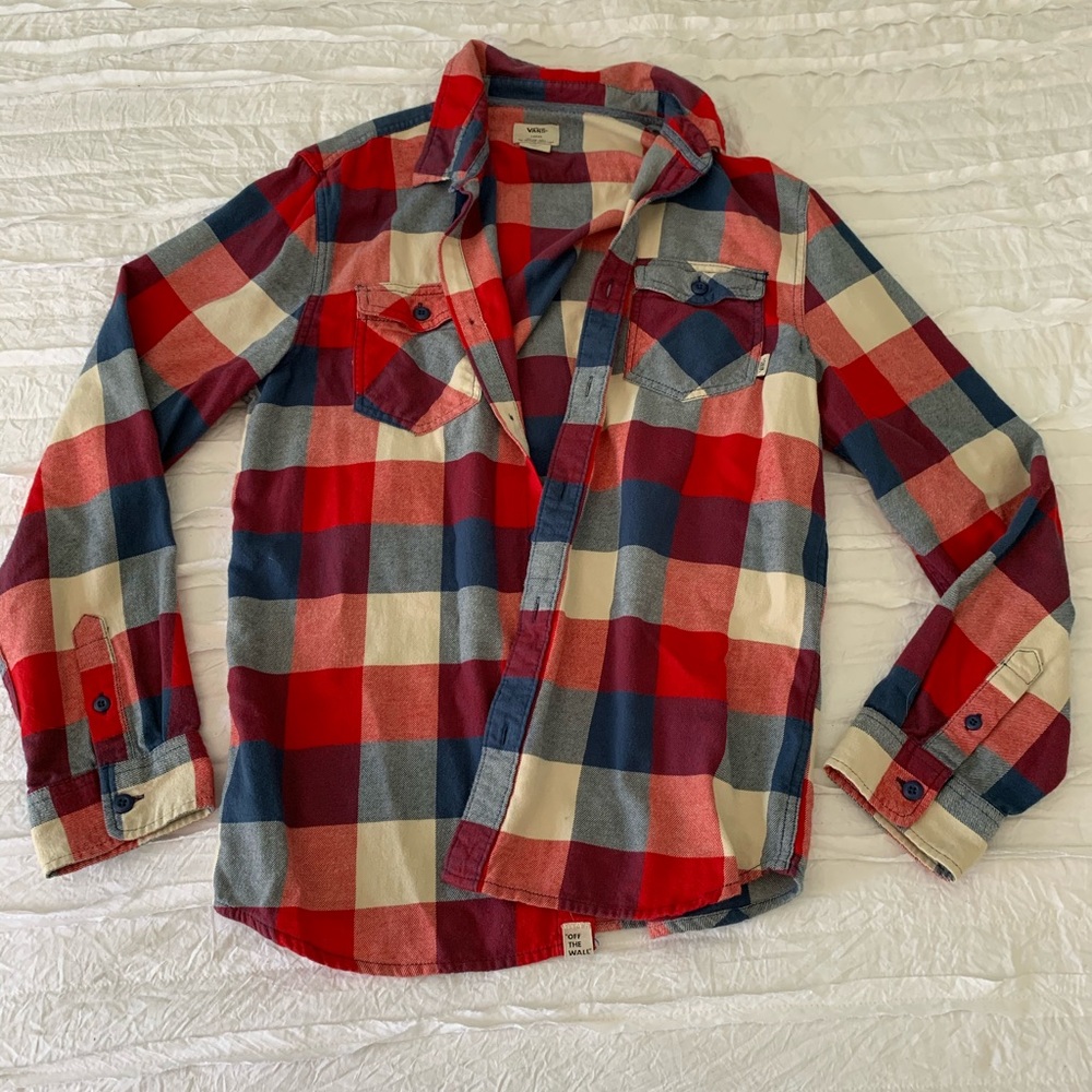 Men’s VANS flannel button down